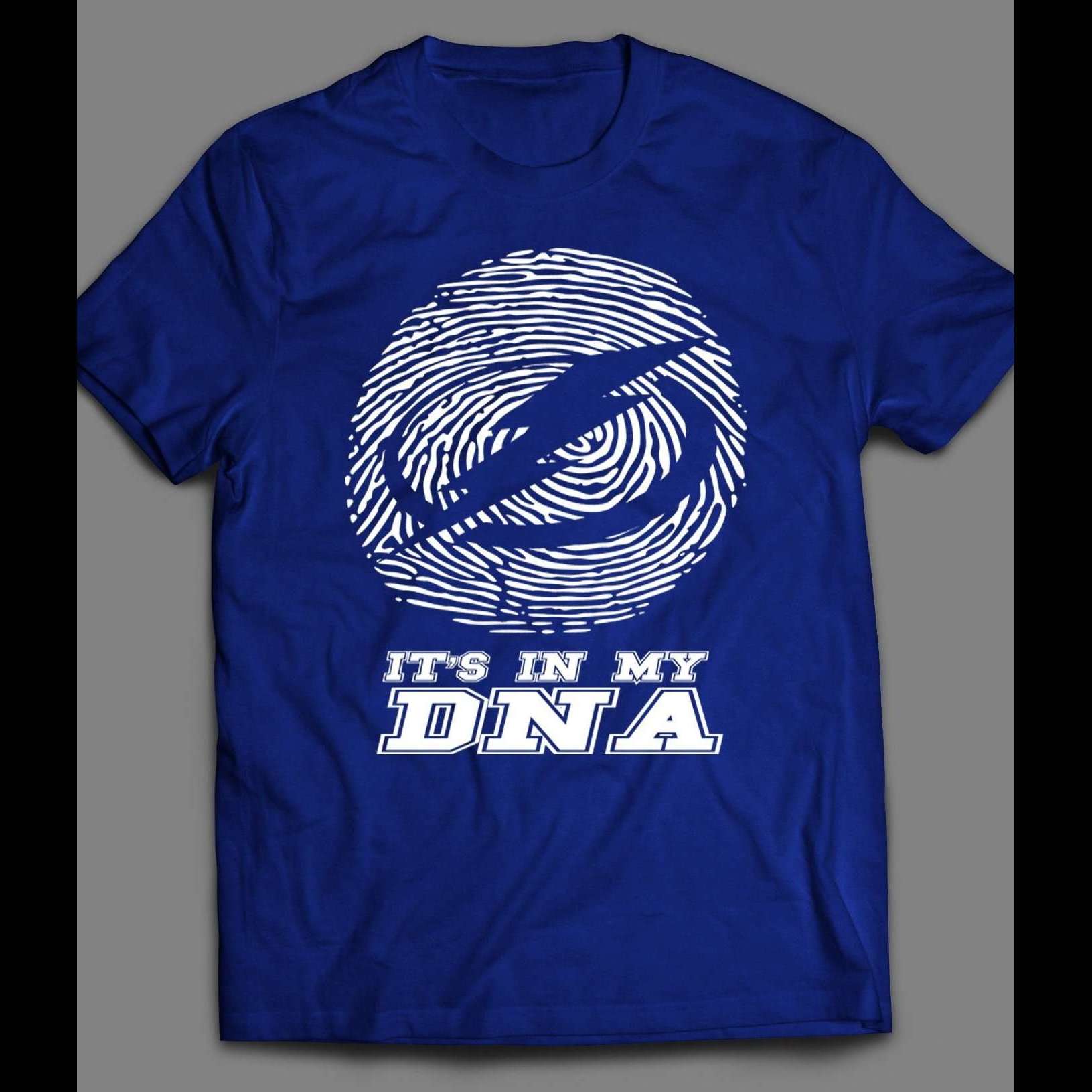 TAMPA BAY LIGHTNING IT’S IN MY DNA FINGER PRINT SHIRT