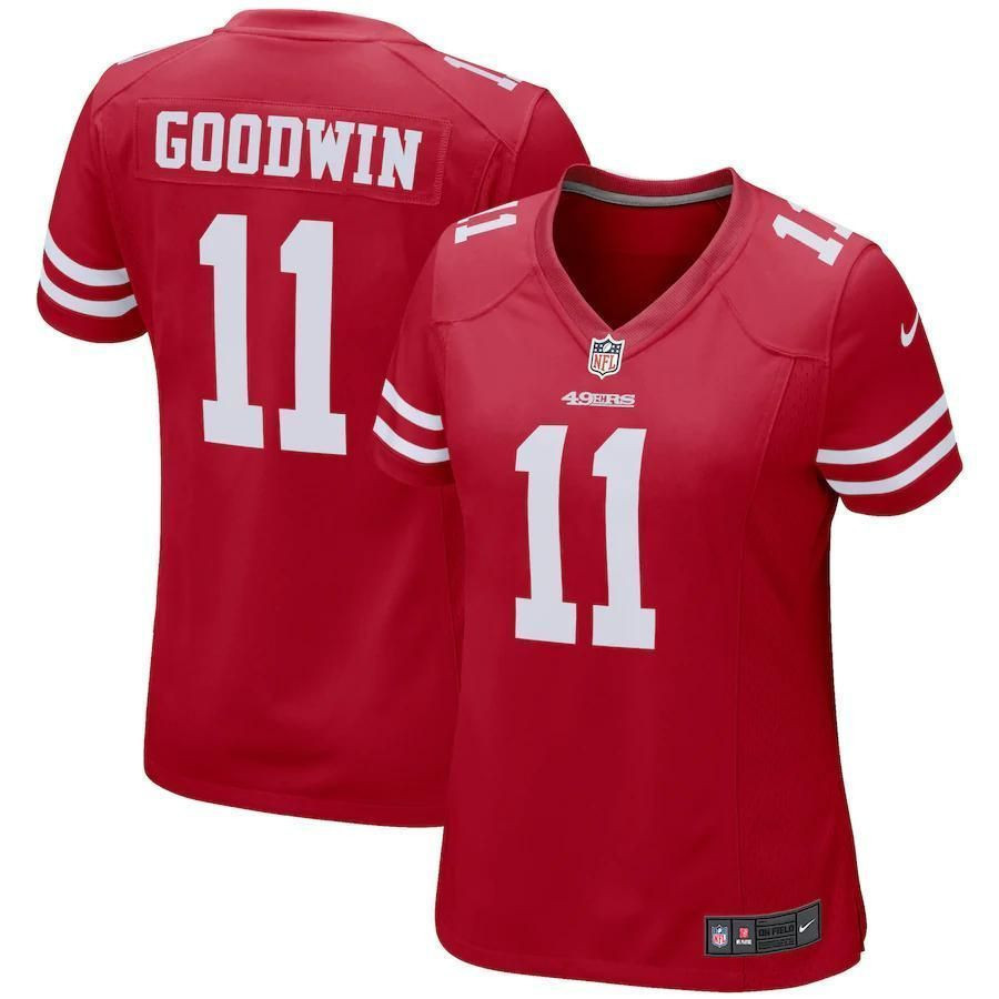 Marquise Goodwin San Francisco 49Ers Wogame Scarlet 3D Jersey