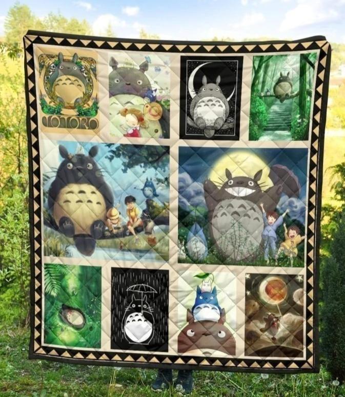 My Neighbor Totoro Anime Quilt Blanket For Fan TT07