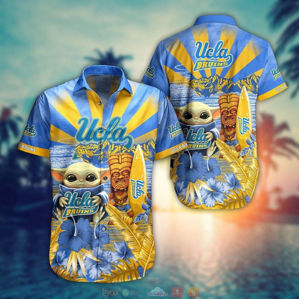 NCCA Ucla Bruins Baby Yoda Trendy Hawaiian Shirt Aloha Shirt