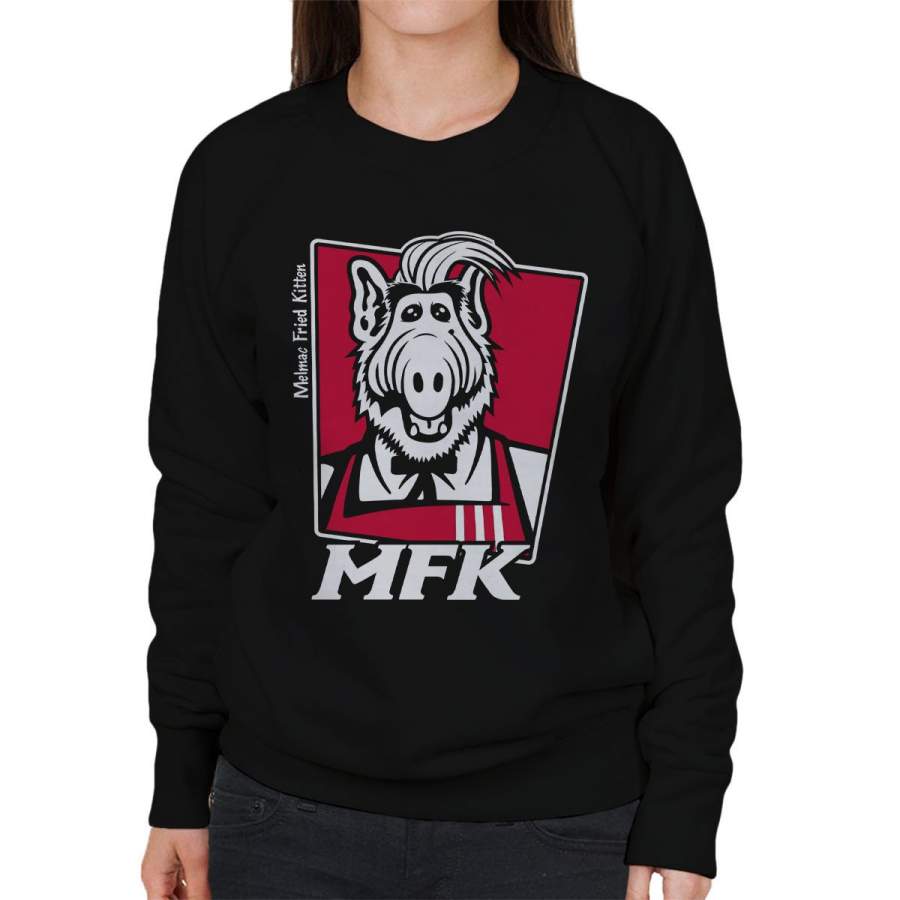 Melmac Fried Kitten ALF KFC Women’s Sweatshirt