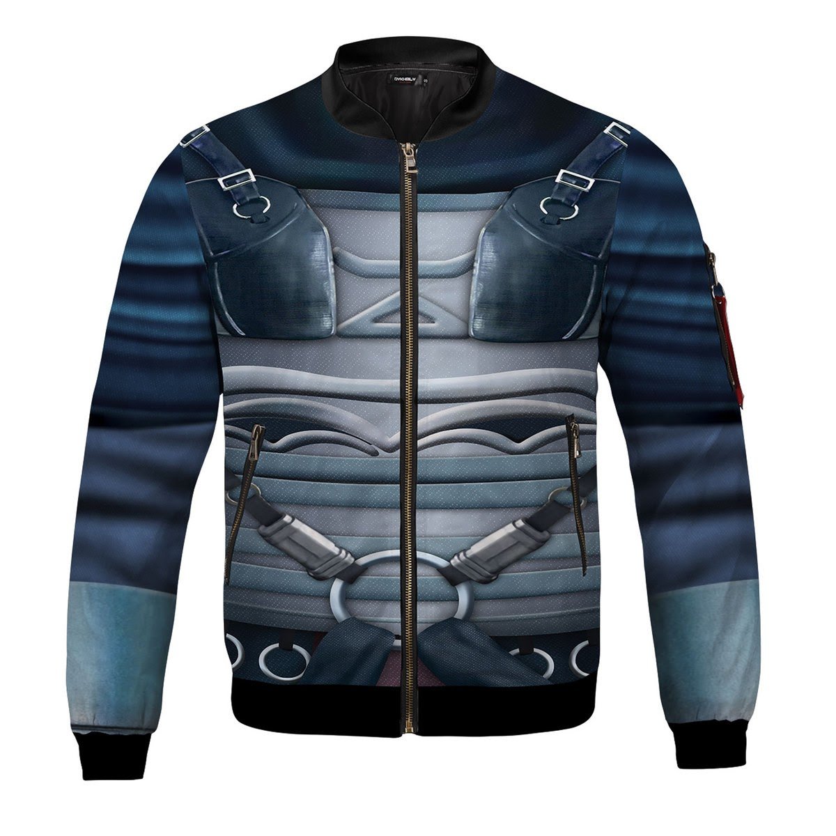 3D Raven All Over Print Bomber Jacket