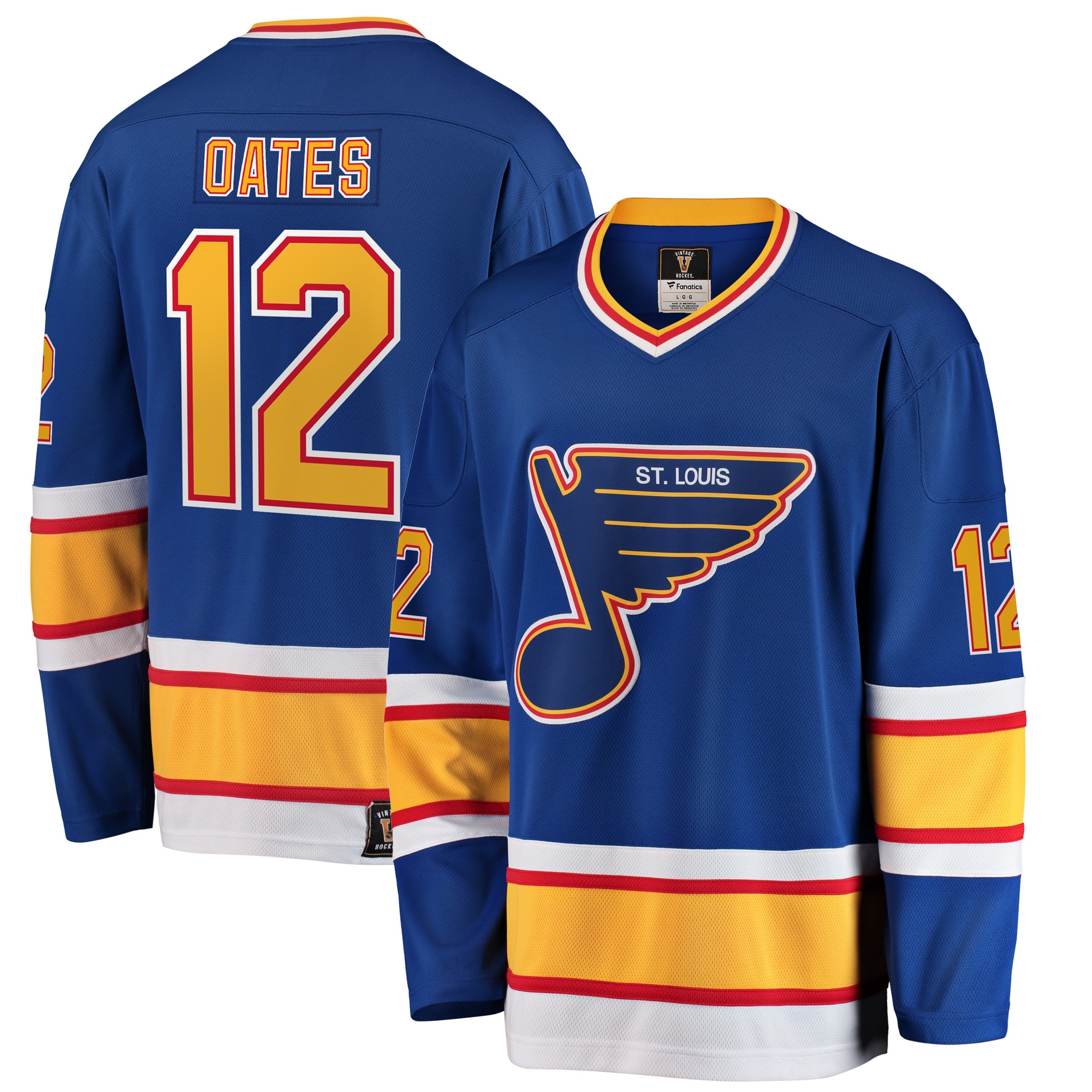 Adam Oates St. Louis Blues Branded Premier Breakaway Retired Player Jersey – Blue