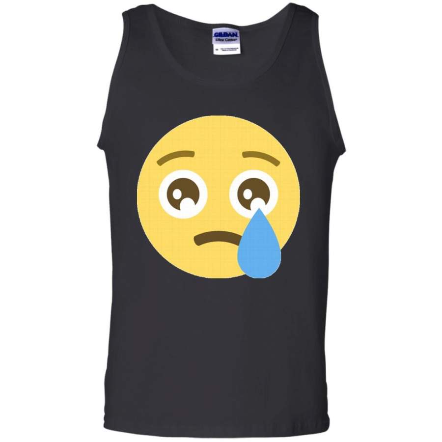 Puppy Dog Eyes Emoji Face Tank Top