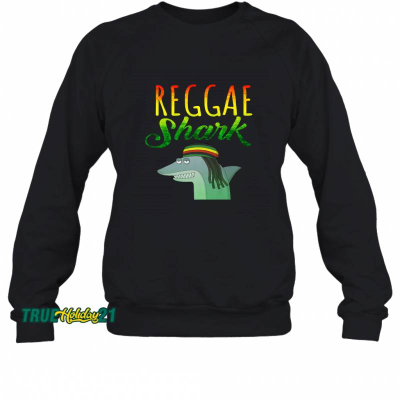 ’Reggae Shark’ Funny Ocean Animal Sweatshirt