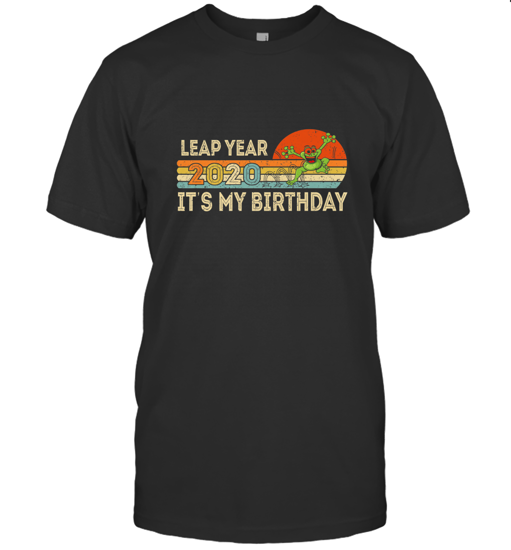 Vintage Lucky Leap Year 2020 February 29th Birthday Men’s T-Shirt