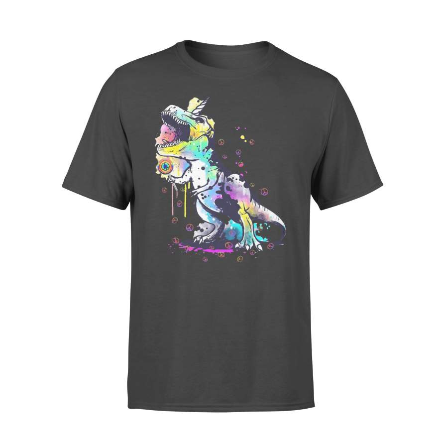 Hippie Dinosaurs Peace T Rex T-shirt