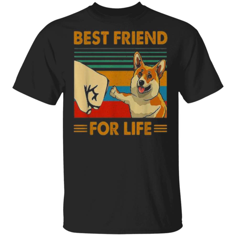 Corgi Best friend for life vintage Trending T-Shirt