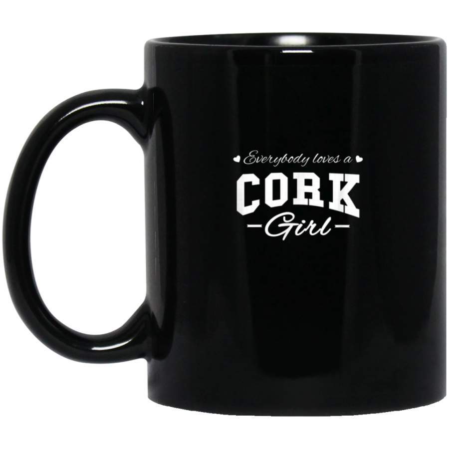 Everybody Loves a Cork Girl  Vintage Irish Souvenir Mug