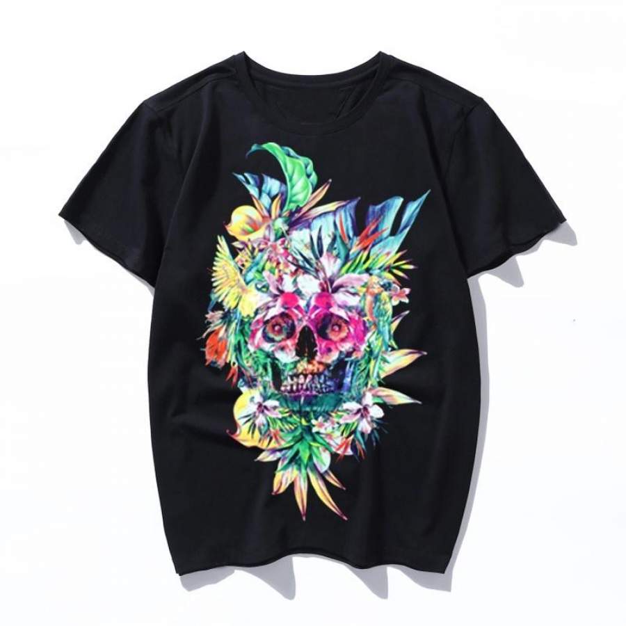 skull island T Shirt Funny Cute Animal Shirt Funny Graphic Printed Korean Clothing Top Women men Ullzang T-shirt Female Tees Harajuku