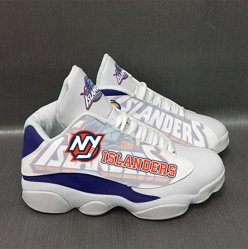 New York Islanders Shoes Form Air Jordan 13 Sneakers-Hao1