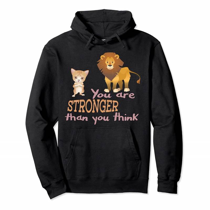 You Are Stronger Than You Think – Mental Health Awareness Pullover Hoodie