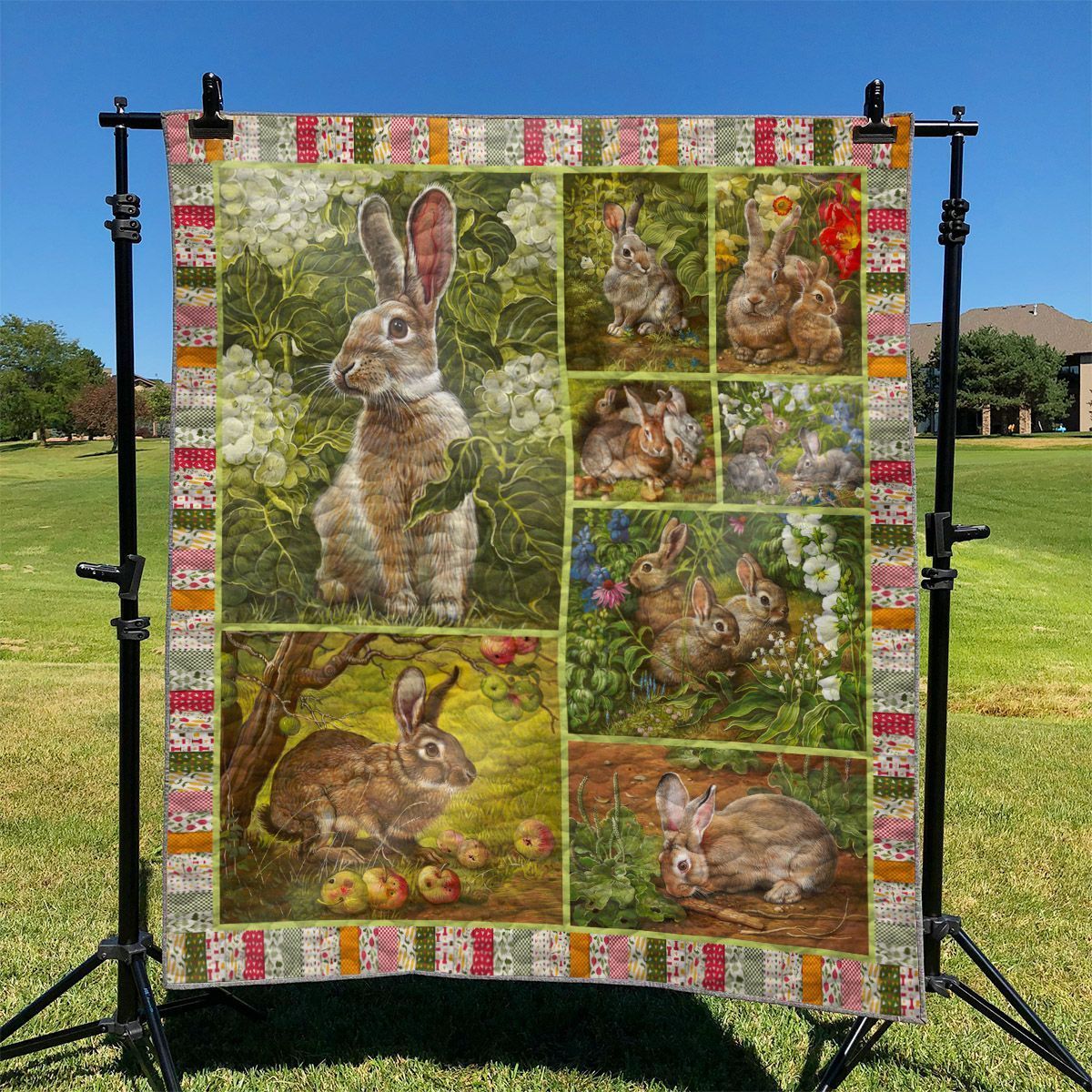 Rabbit Quilt Cuxbz