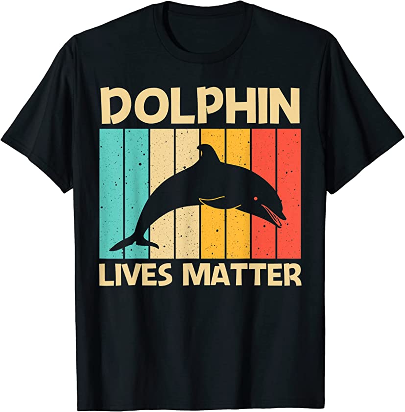 Cool Dolphin For Men Women Dolphins Beluga Whale Sea Animal T-Shirt