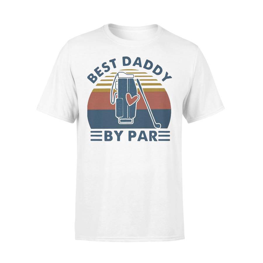 Golf Bag Best Daddy By Par Vintage T-shirt