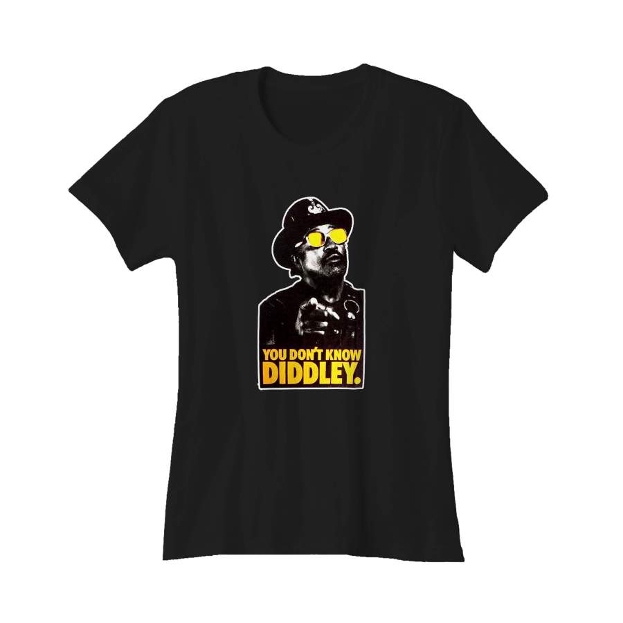 Bo Diddley Official You Don’t Know Diddley Vintage Style Musician Music Lover Gift Guitarists Band Women’s T-Shirt