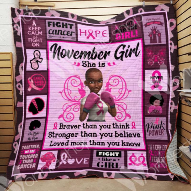 November Breast Cancer Blanket OCT3101  95O51