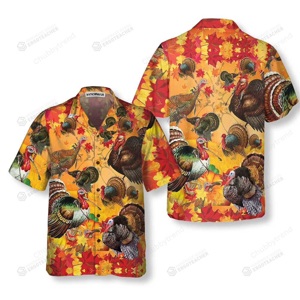 Thanksgiving Turkey Wishbone Hawaii Shirt Ha10735