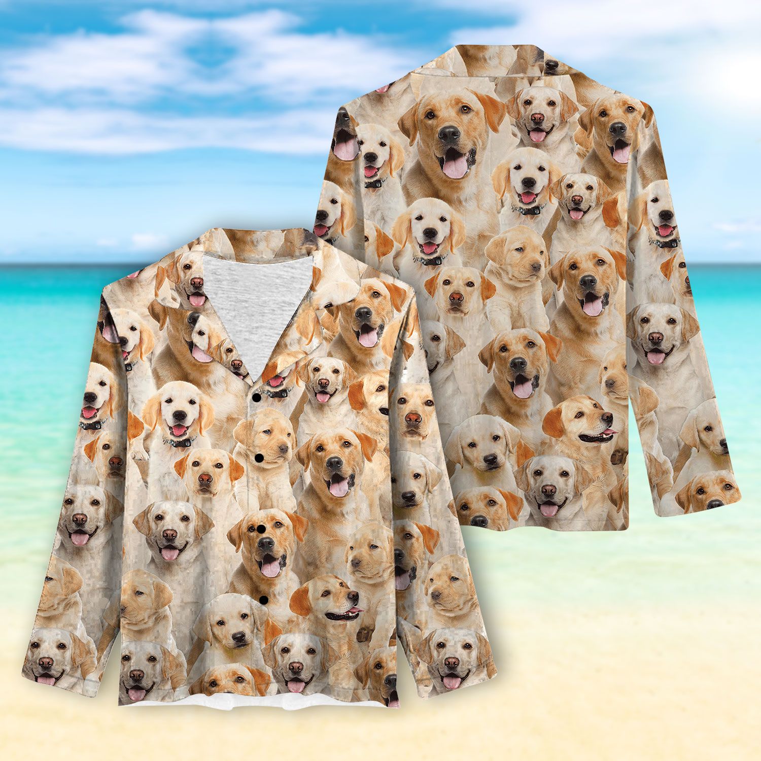 Women’s Long Sleeve Pajama – Labrador Retriever Awesome D190216