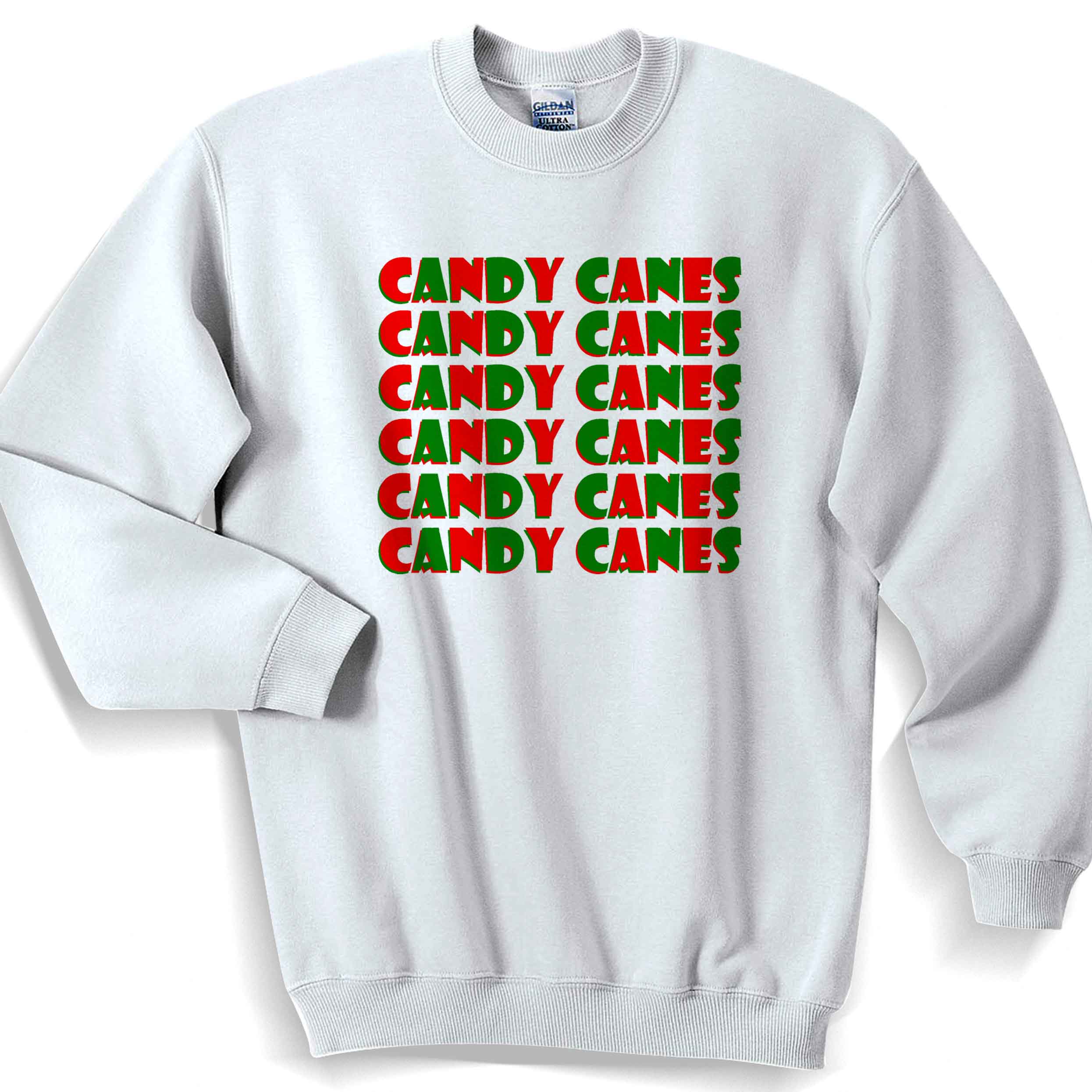 Candy Canes Christmas Sweater Sweatshirt