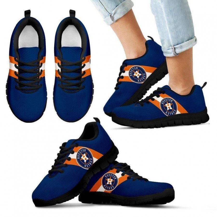 Three Colors Vertical Houston Astros Sneakers #786