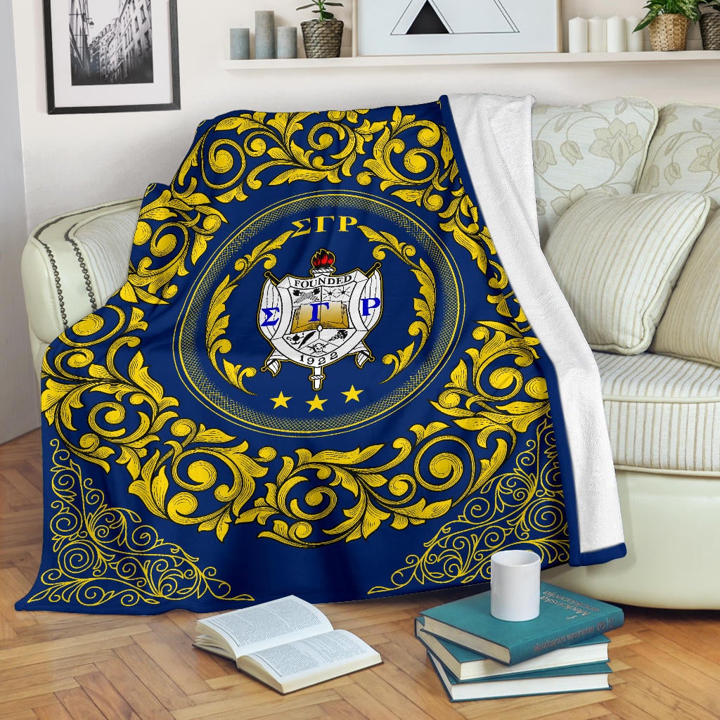 Wonderprint Premium Blanket Sigma Gamma Rho Sorority Premium Blanket Lt10