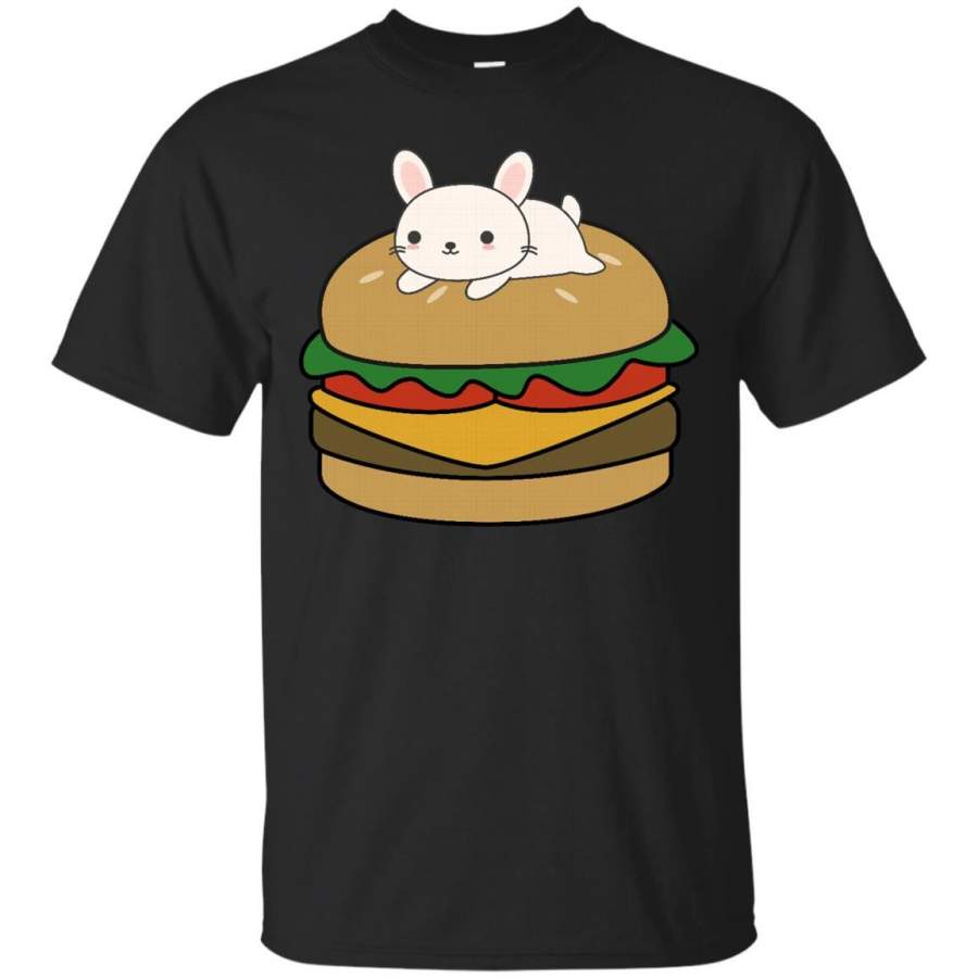 RABBIT – Cute Bunny Rabbit Burger TShirt T Shirt & Hoodie