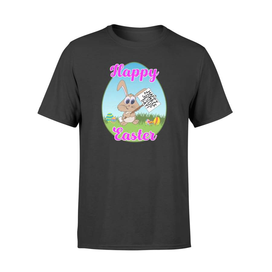 Happy Easter Happy Zombie Jesus Day Bunny Protestor T Shirt