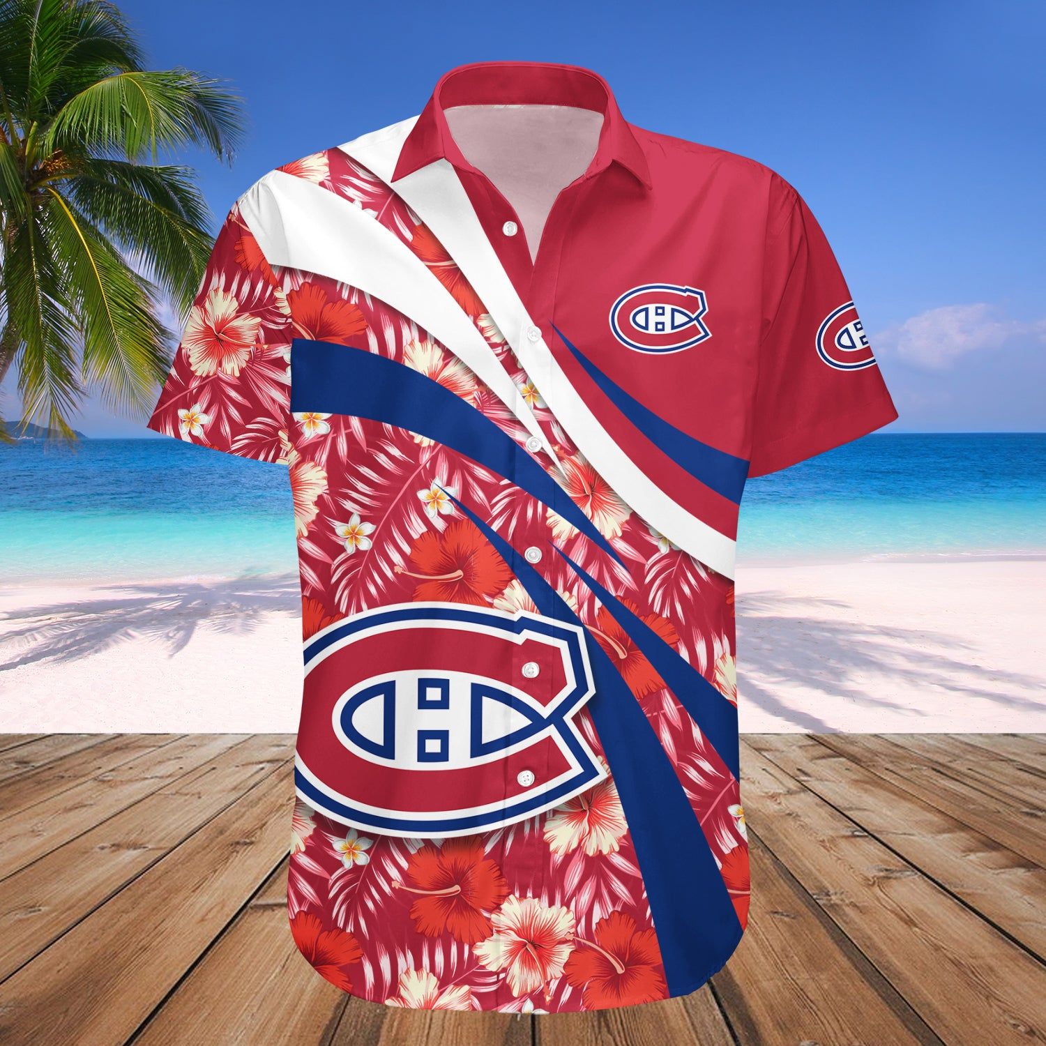 Montreal Canadiens Hawaii Shirt Hibiscus Sport Style – Nhl