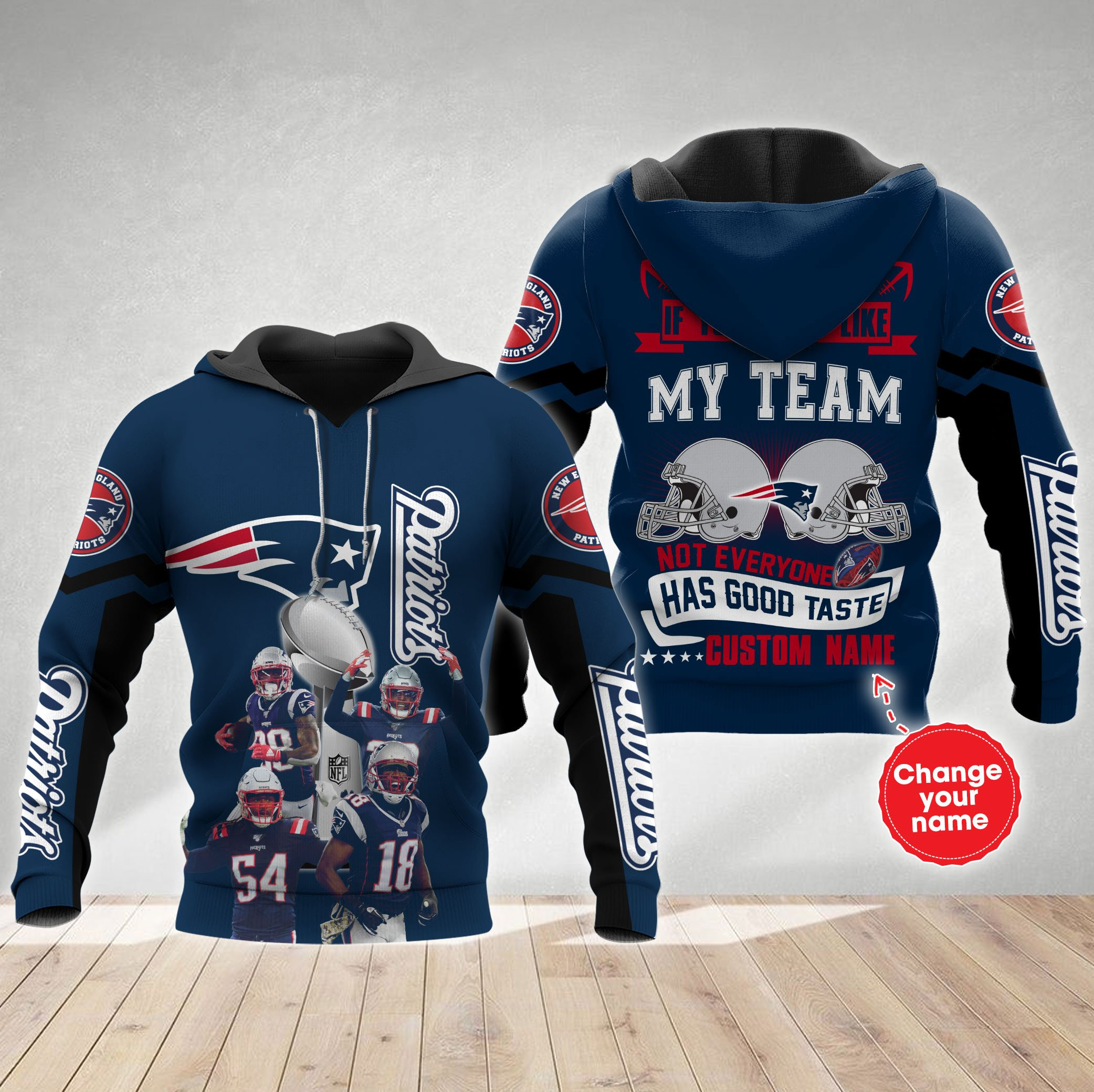 New England Patriots Personalized All Over Printed 634