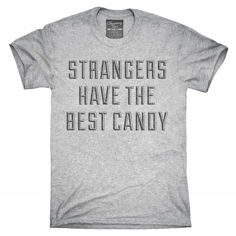 Crushtee Strangers Have The Best Candy T Shirt, Hoodie, Tank Top, Gifts Long Sleeve Hoodie