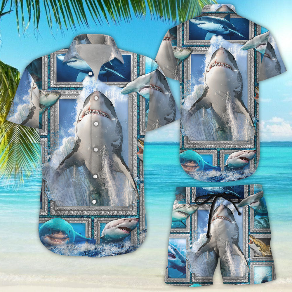 Shark Hawaiian Shirt – Life Is Good But The Shark Makes It Jawsome Hawaii Shirt – Hawaii Gift