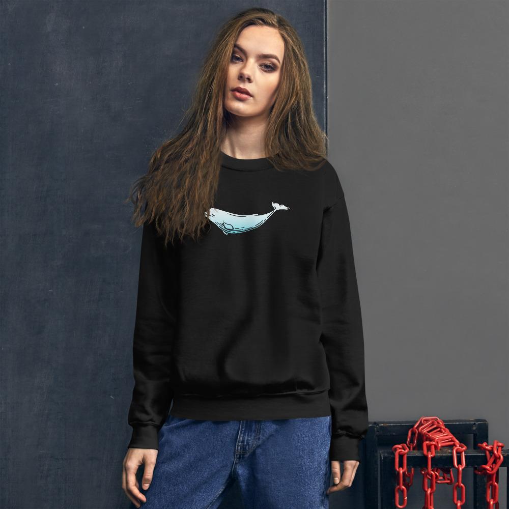 Beluga Whale Unisex Sweatshirt