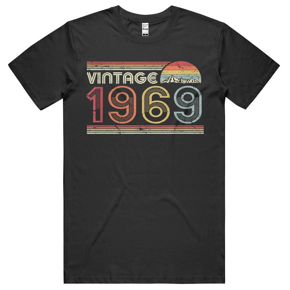 1969 Vintage Shirt, Birthday Gift Tee. Retro Style T-shirt