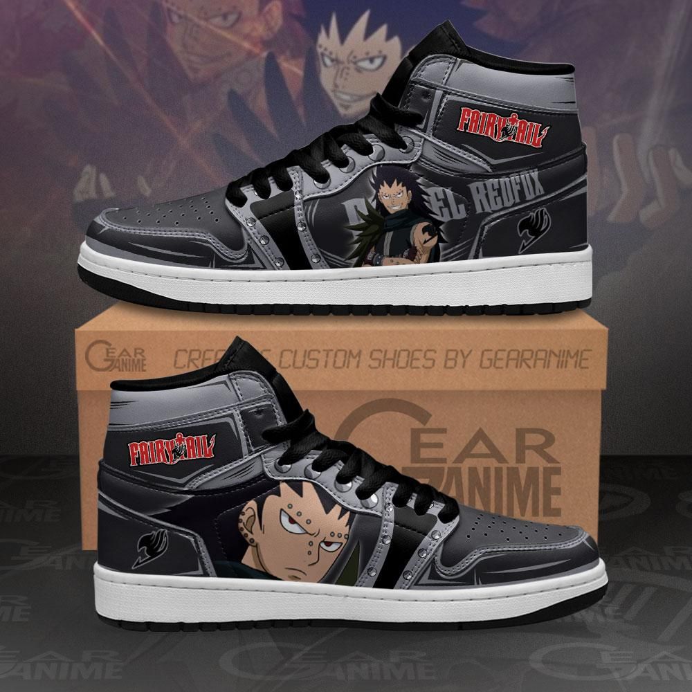 Gajeel Redfox Fairy Tail Anime Mn11 Air Jordan Shoes Sport Sneakers