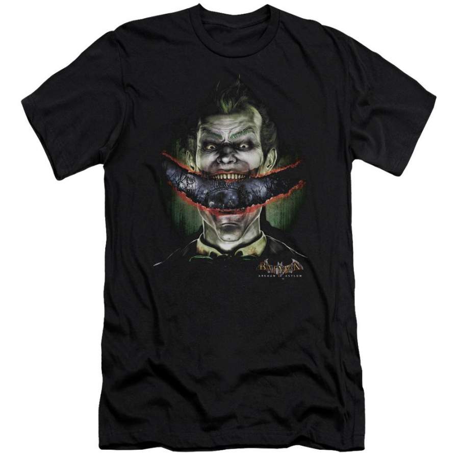 Batman – Arkham Crazy Lips Men’s Slim Fit T-Shirt