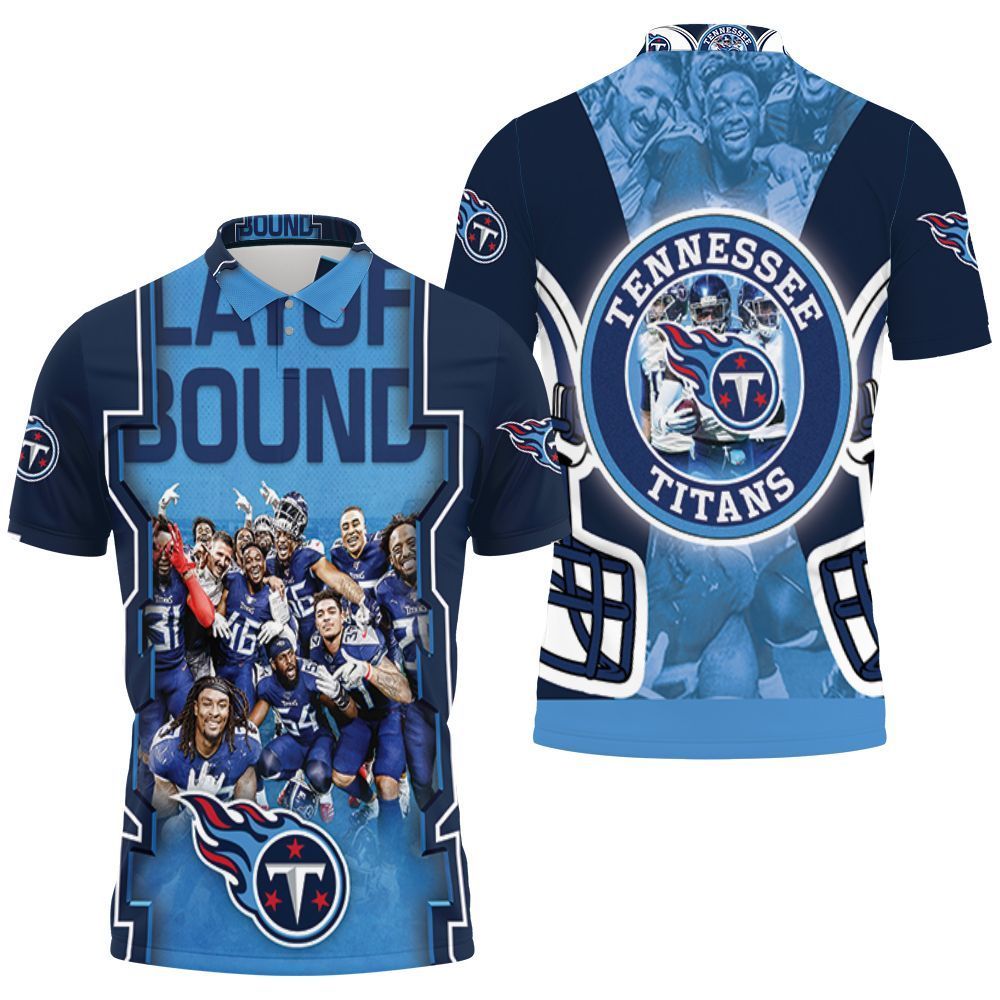 Tennessee Titans Afc South Champions Super Bowl 2021 Playoff Round 3D Polo Shirt, Jersey