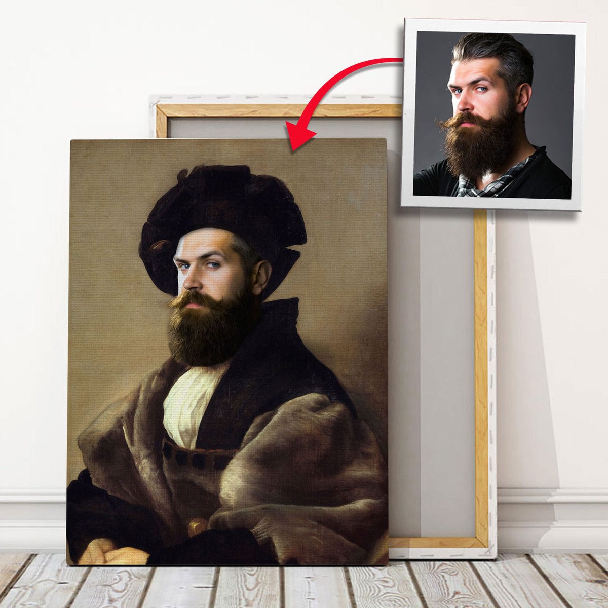 Baldassare Castiglione – Custom Canvas