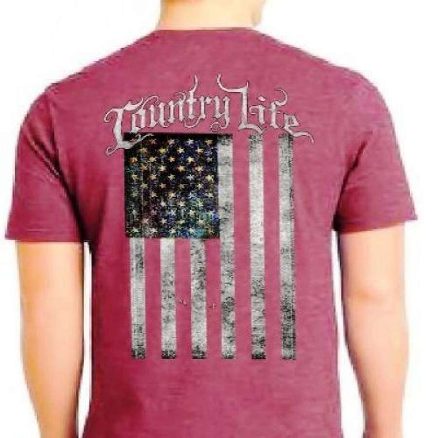 Country Life Outfitters Vintage USA Flag Unisex T-Shirt