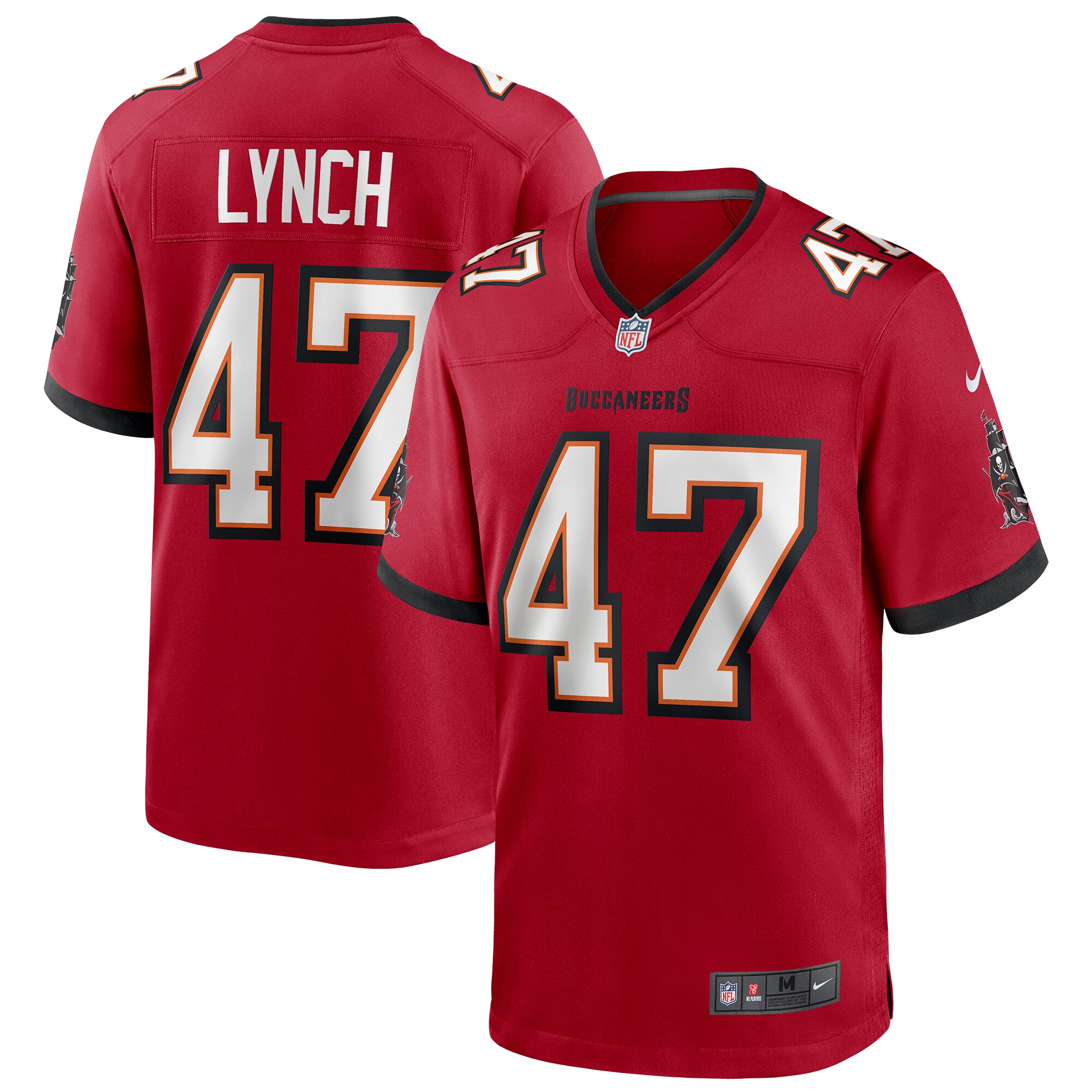 John Lynch Tampa Bay Buccaneers Game Retired Player Jersey – Red