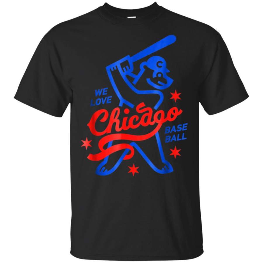 Vintage Chicago Baseball Bear Fan T-Shirt