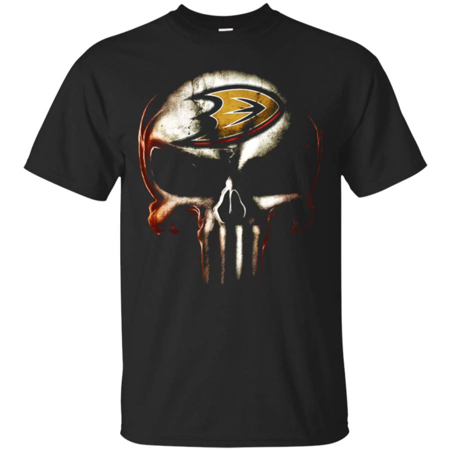 AGR Anaheim Ducks The Punisher Mashup Ice Hockey T-Shirt