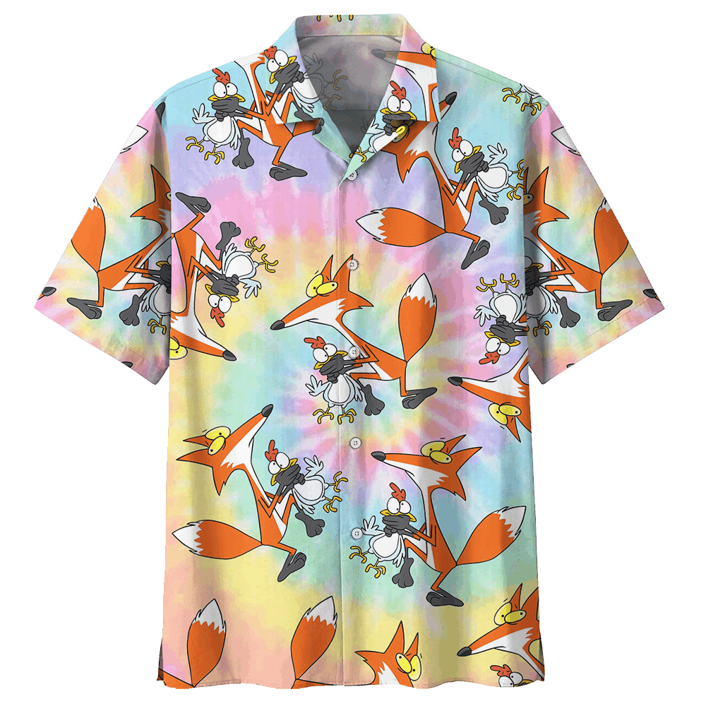 Chicken Colorful Nice Design Unisex Hawaii Shirt For Men And Women Ha103935