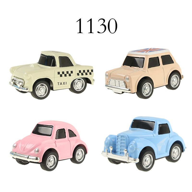 Classic Simulated Alloy Pull Back School Bus City Taxi Car Model Vehicle Diecast Educational Toys for Boys Kids Baby Toy Gift alx