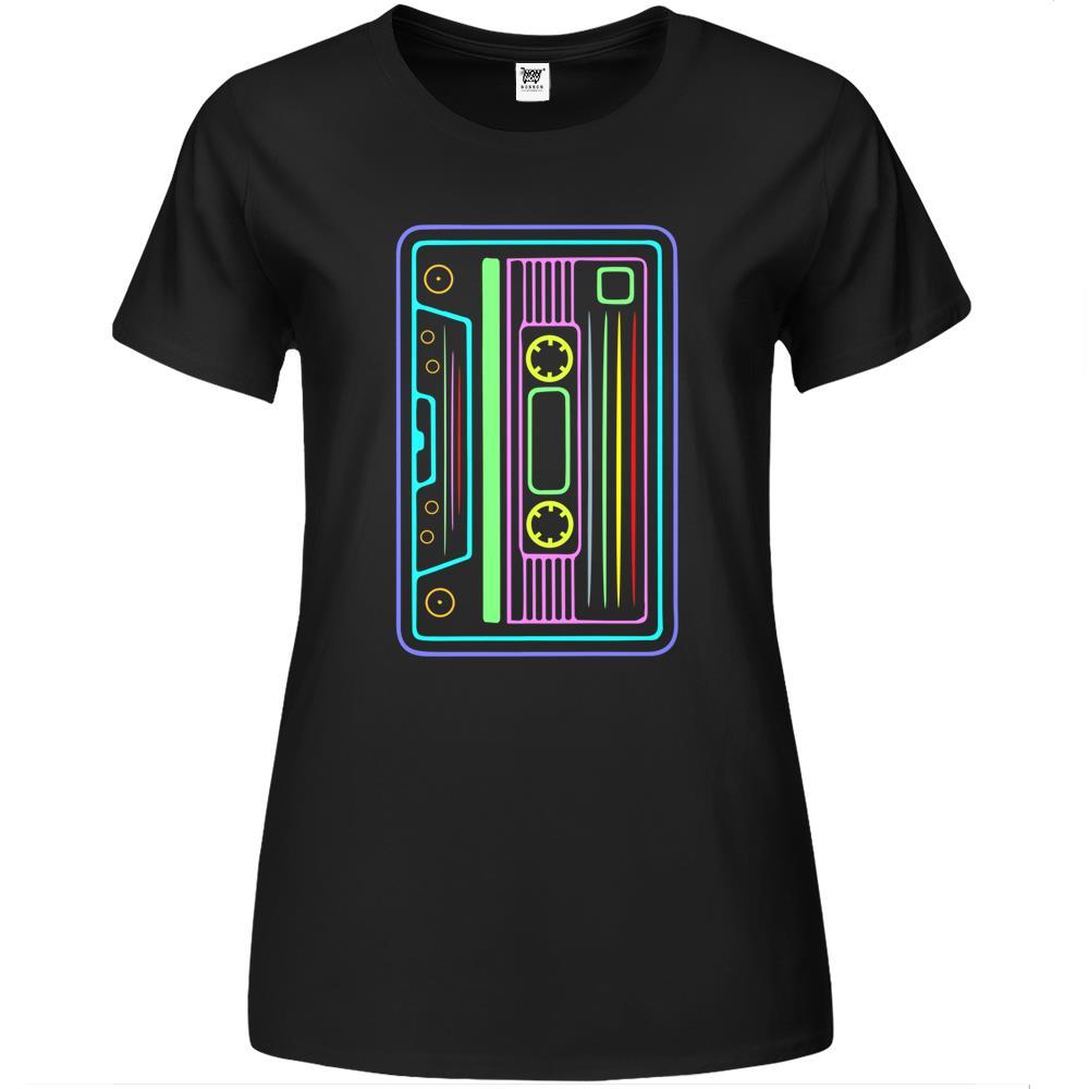 80s Music Cassette Tape Retro Vintage Birthday Premium Womens Tshirts