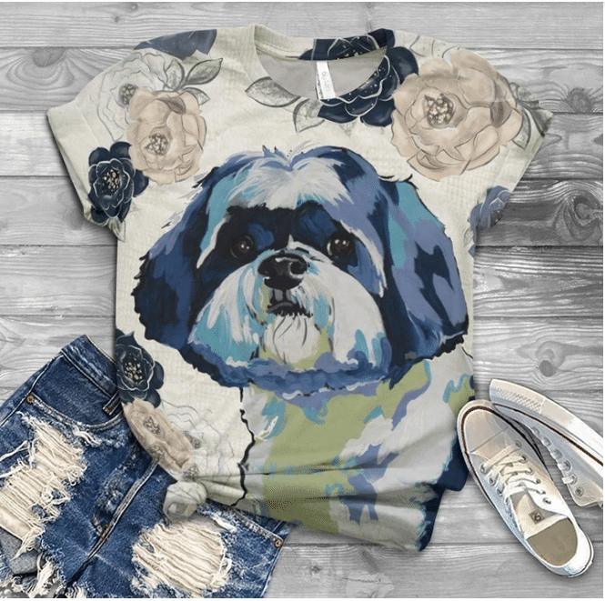 [Limited Edition] Custom Design 2020 Animal Dog Top Fashion Tshirt Dg0010L