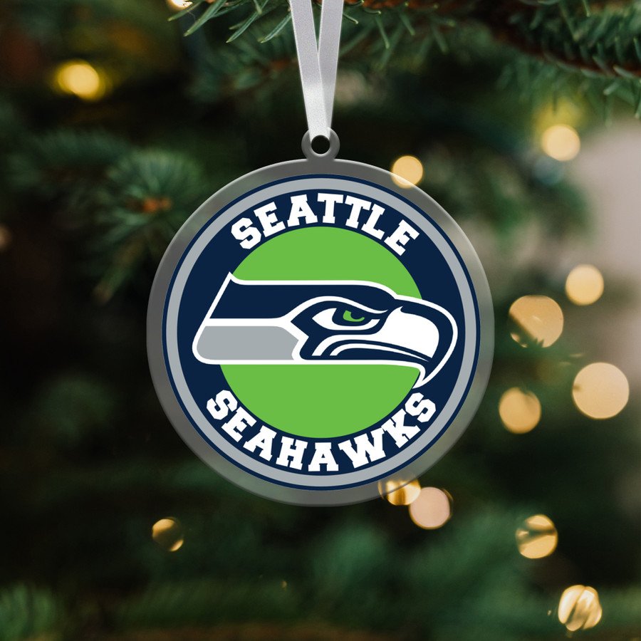 Seattle Seahawks Football Team Logo Ornament