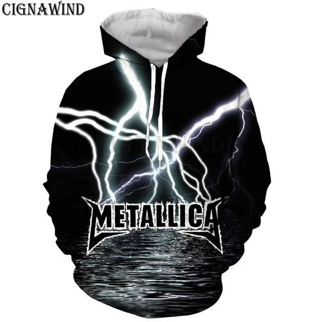 3D Printed Metallica Sweatshirts