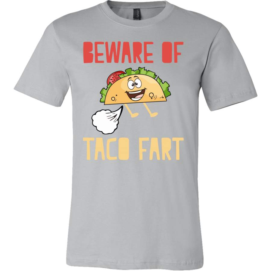 Taco mexican beware of taco fart Men Short Sleeve Funny T Shirt – TL00577SS