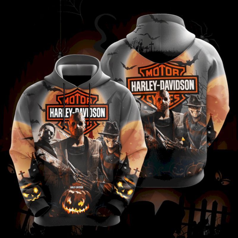 Harley Davidson Motorcycles Jason Voorhees Friday The 13Th For Men ...